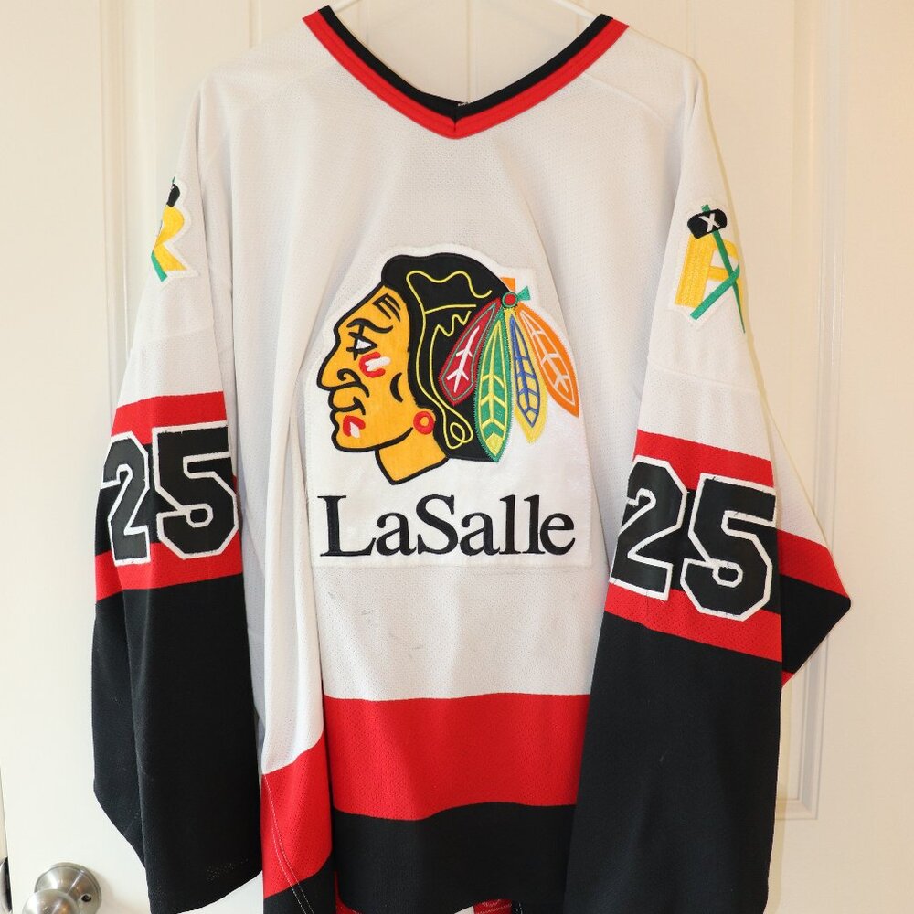 QSPHL Lasalle Rapides Game Worn Jersey - Chinelli #25